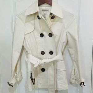 Banana Republic Cream Trench Coat